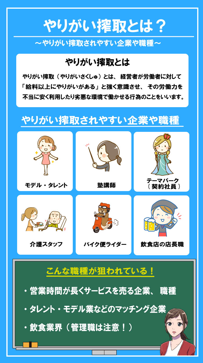 やりがい搾取とは？搾取企業のやり口や対策、されやすい職業一覧│ジョブシフト